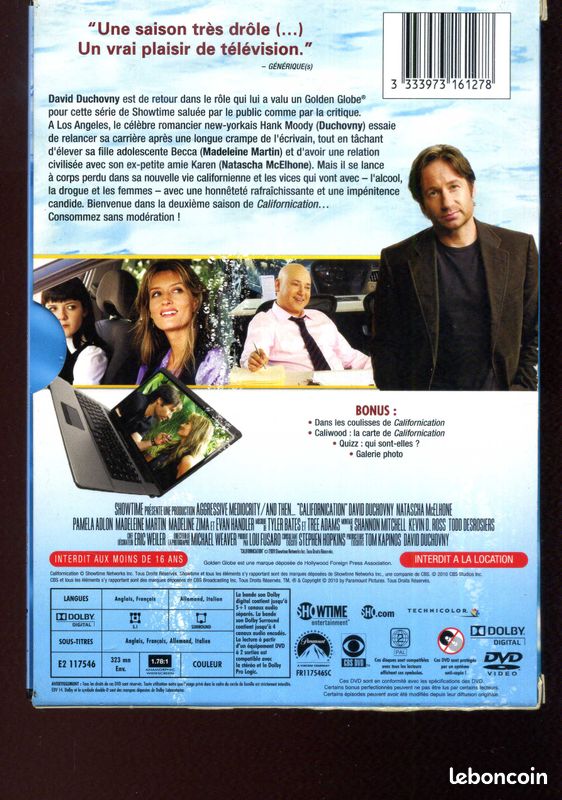 DVD Séries : Californication Intégrale Saison 2 (image 2)