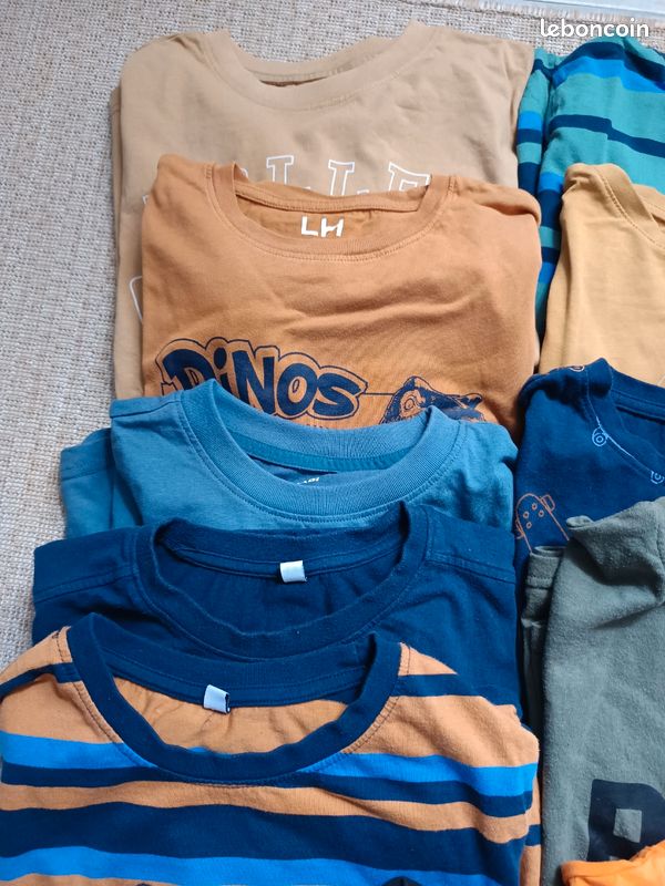 Lot Tee shirts manches longues garçon 12 ans (image 3)
