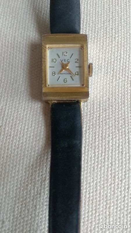 Montre Vintage Prexa Mécanique Femme Ton Or/argent - 17 Rubis - Remontage Manuel - Occasion
