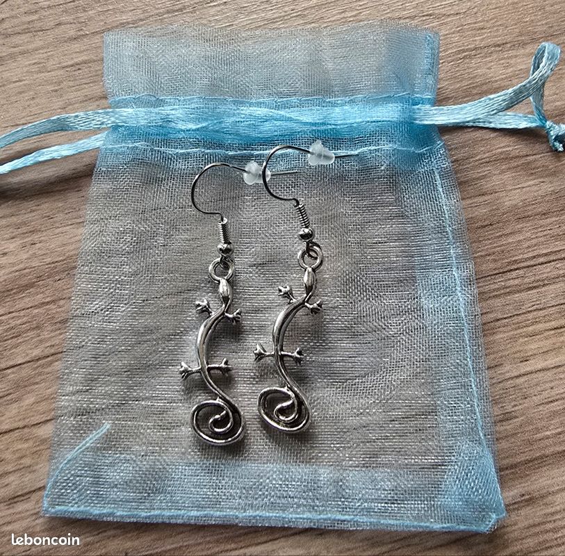 Boucles d'oreilles "Lézard" (image 4)