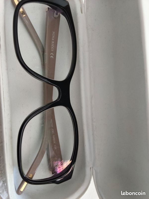 Authentiques lunettes Nina Ricci verres blancs (image 2)