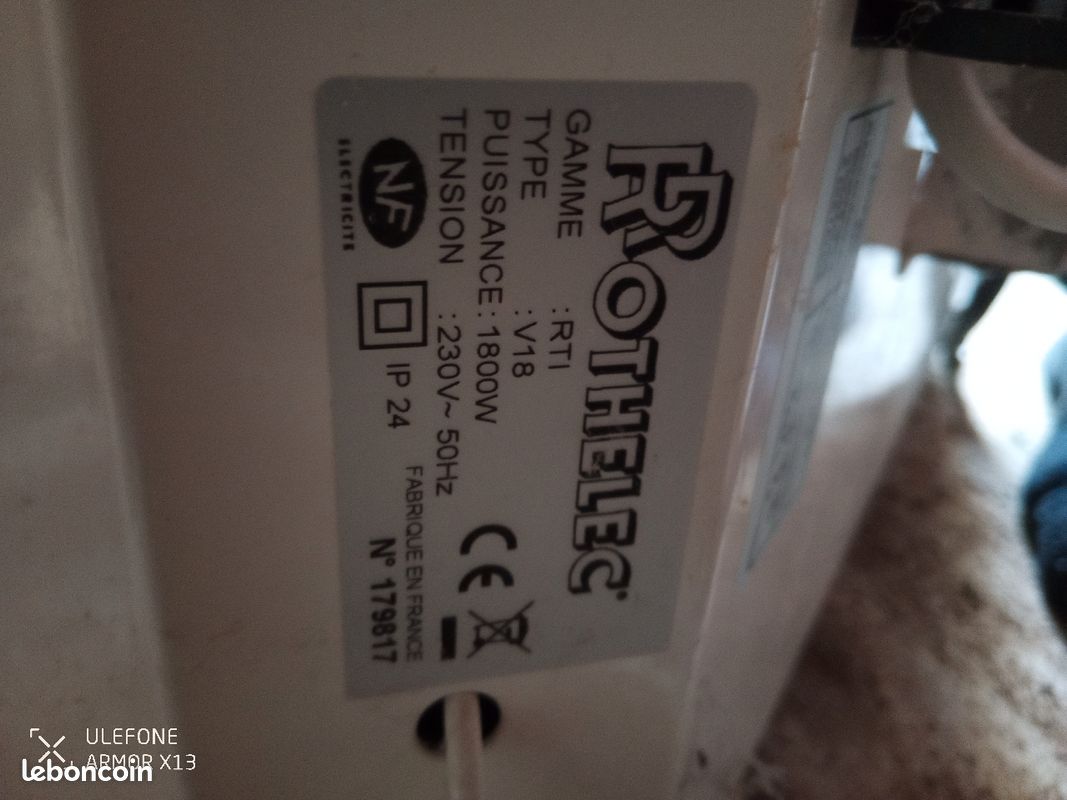 Radiateur inertie 1800 Watt (image 2)