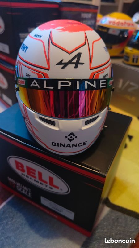 Mini Casque 1/2 Esteban Ocon Alpine GP Japon 2023 – MINI HELMET 4100292