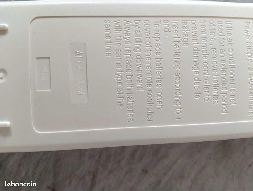 Télécommande clim Daikin (image 3)