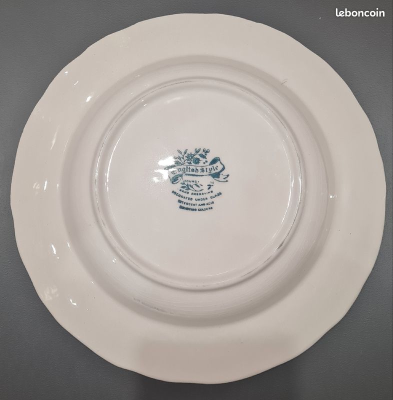 Assiettes anglaises 50's vintage (image 4)