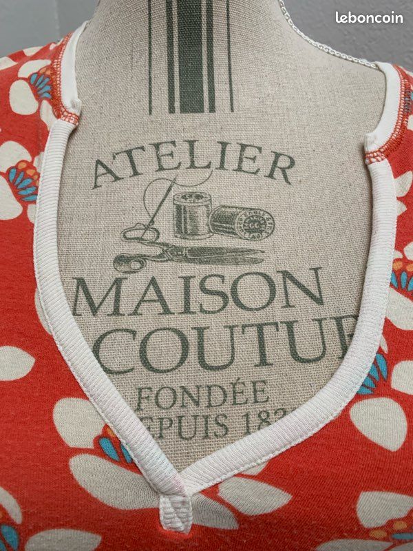 Haut vintage fleuri (image 3)