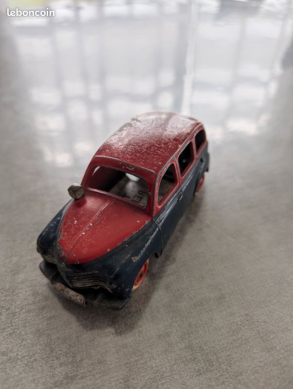 Jouet Ancien CIJ Renault 120CV à Trainer - 34cm, Tôle, Boîte D'origine - 1950
