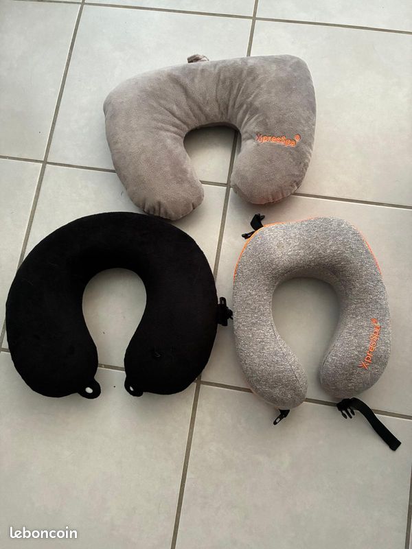 Lot de 3 coussins tour de cou voyage (image 1)