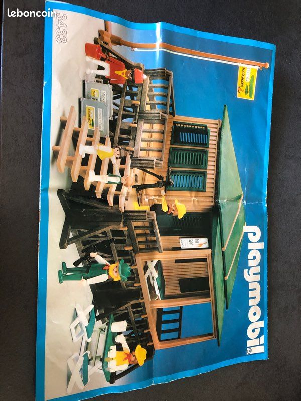 Pièces Playmobil : Sols Et Escaliers Pour Gare De Fret 4305 Et Station Safari 3433
