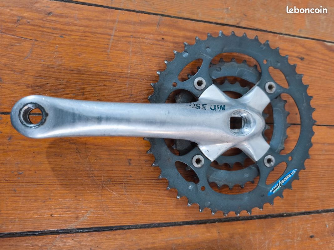 Pédalier Suntour Cyclone 170mm – 144 BCD, Carré Conique, Pour Vélo Route/fixe