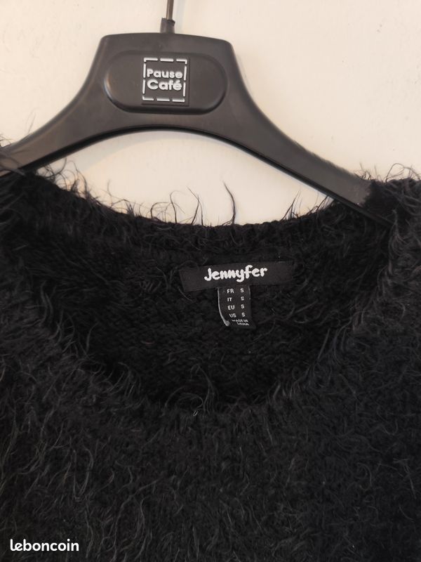 Pull Noir JENNYFER - Taille S, Occasion Très Bon état