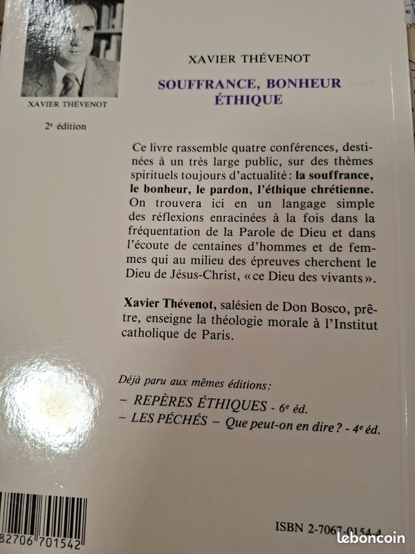 Souffrance - bonheur - Éthique / Thevenot (image 2)