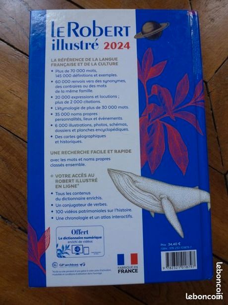 Dictionnaire Le Robert Illustré 2024 - Neuf (image 2)