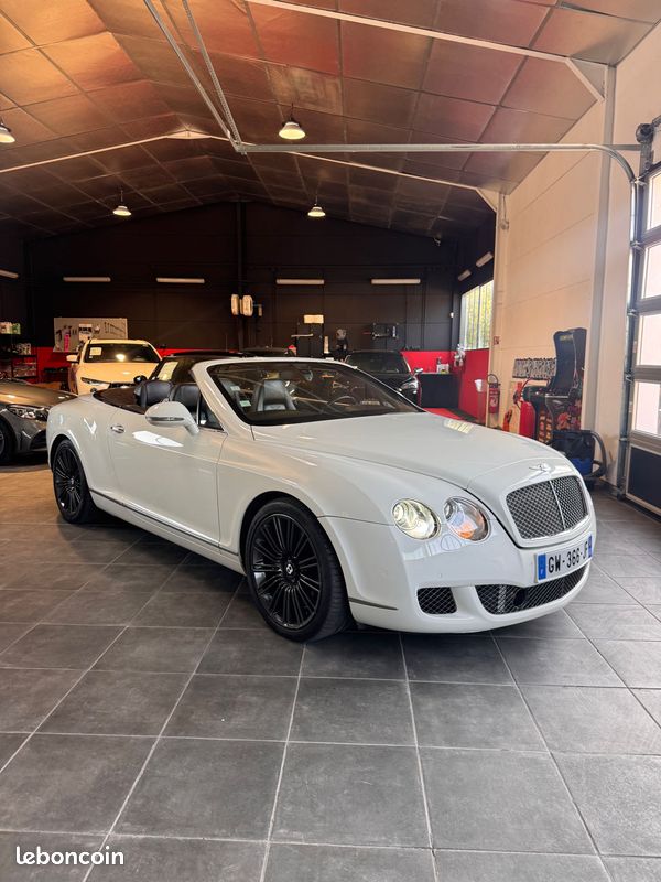 Bentley continental gtc speed w12 610 cv ethanol d origine cabriolet (image 1)