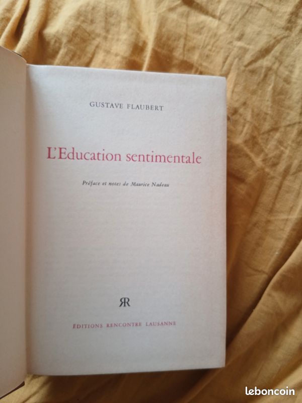 Flaubert l’education Sentimentale (edition Renclntre Lausanne) (image 3)