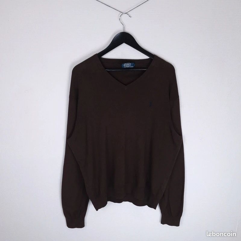 Pull col V Polo by Ralph Lauren Femme Taille XL Excellent état