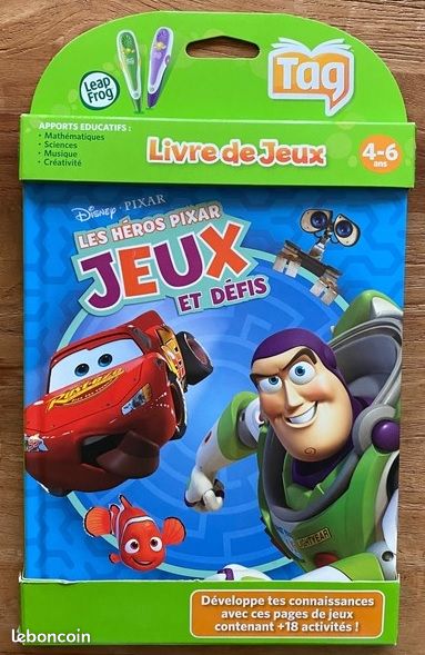 Leapfrog - 80870 - Jeu Éducatif - Livre Mon Lecteur Leap/Tag - Jeux et Défis / Les Héros Pixar (image 1)