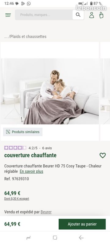 Couverture chauffante nature et Découvertes (image 3)
