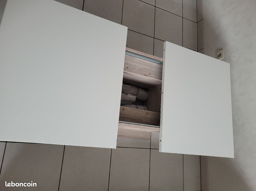 Table basse laqué blanc (image 3)