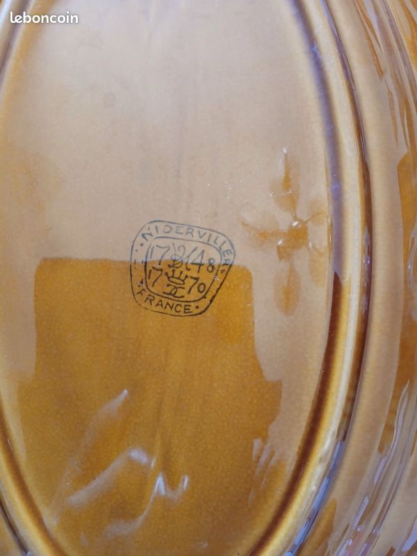 Plat de service ovale Niderviller France 36 cm (image 3)
