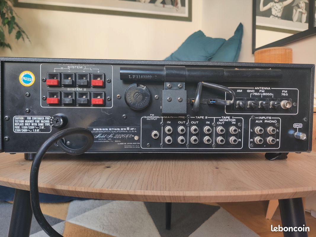 Ampli-tuner Marantz 2226BL TBE (image 3)