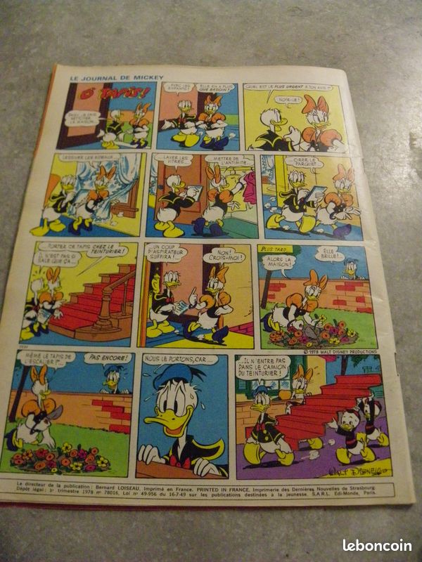 Journal de Mickey N° 1357 An 1978 (image 3)