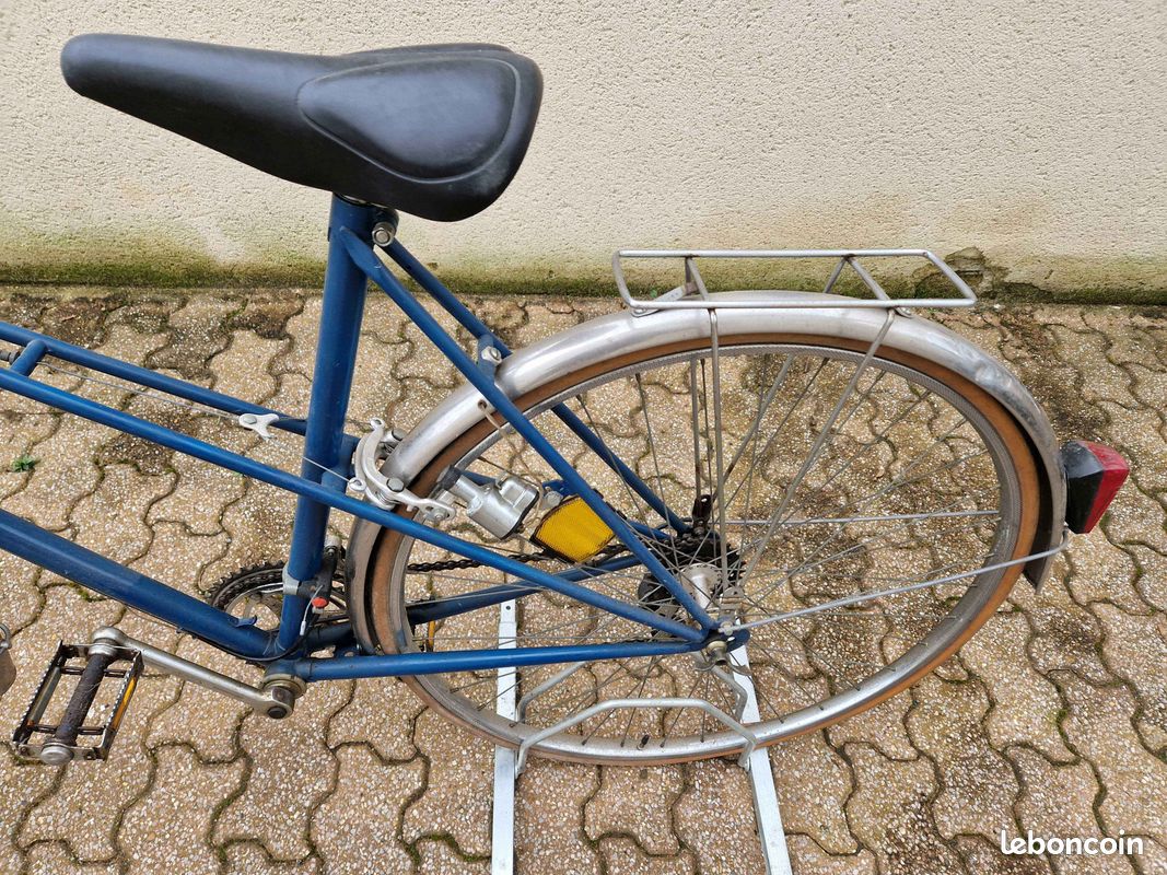 Essieu Arrière Vélo Vintage - Simple Vitesse, 5" X 3/8", Neuf Ancien Stock