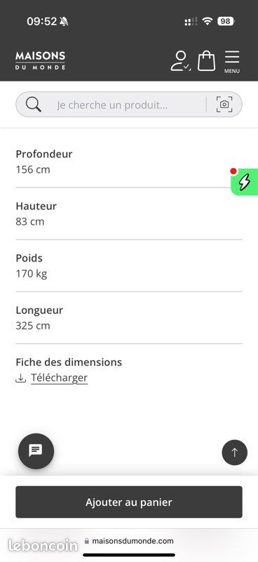 Canapé U (image 7)