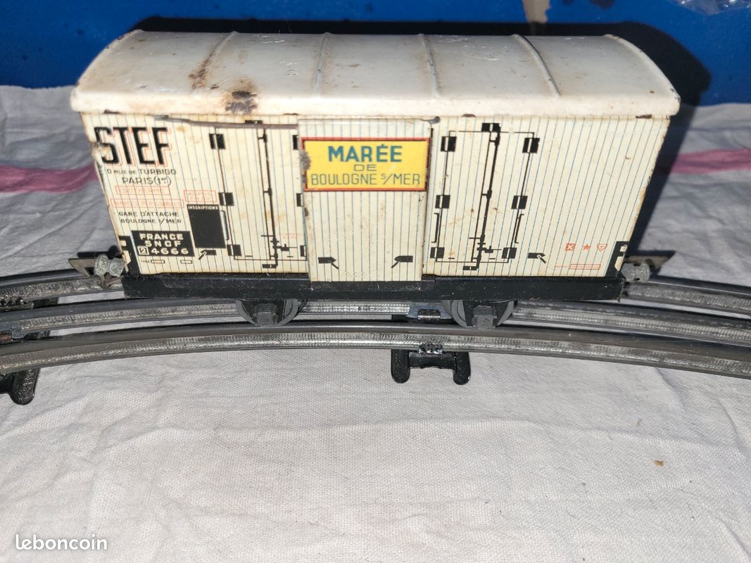 Wagon Citerne JEP échelle O - STEF 4690 - Métal Blanc, Vintage, Occasion