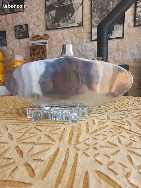 Vase oblongue aluminium (image 3)