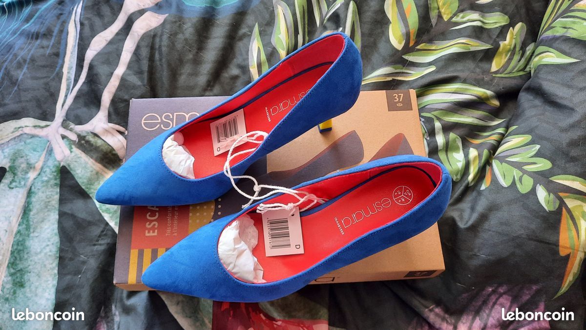 Escarpins Bleus Lidl Esmara - Édition Limitée 2025, Taille 37 EU, Neufs Avec Boîte