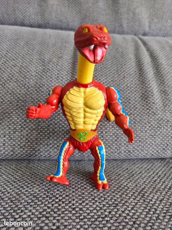 LOT 3 FIGURINE MATTEL FRANCE MOTU MANTENNA + KOBRA KHAN