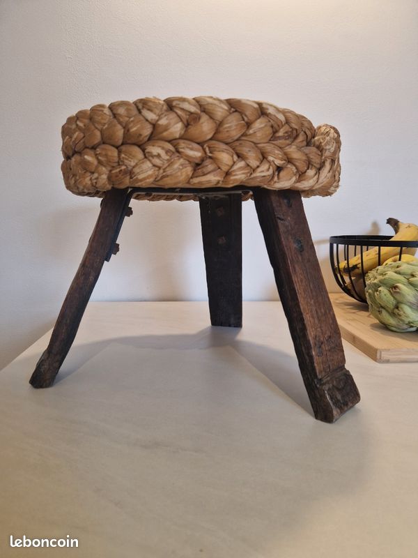 Tabouret AUDOUX MINET tripode (image 1)