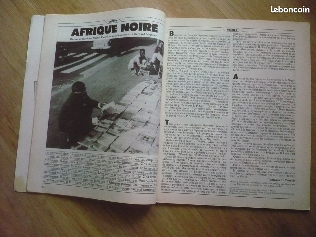MAGAZINE LITTÉRAIRE N° 195 - AFRIQUE NOIRE : L’autre littérature d’expression française - Mai 1983 - (image 2)