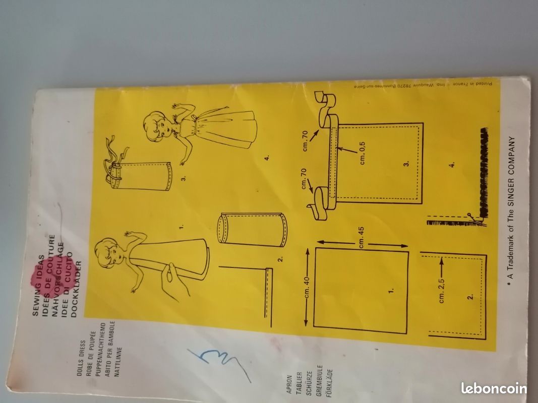 PETITE MACHINE A COUDRE JOUET VINTAGE 1974