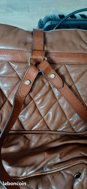 MASSIMO DUTTI Sac à dos, Cuir de mouton, Fabriqué en Espagne, Parfait état (image 3)