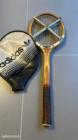 Raquette De Tennis Maxply Dunlop En Bois Made In England ( Fil À