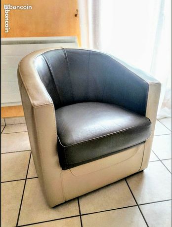 Fauteuil d'occasion Cuir Multicolore Toute la France - leboncoin