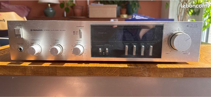 Amplificateur Hi-Fi vintage Pioneer SA-520 – Blue Line (image 1)