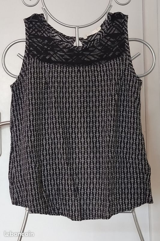 Haut noir fille - 12 ans (image 1)