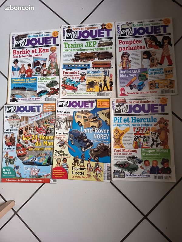 Magazine La Vie du Jouet N°79 Dinky Toys Figurines Foot Barbie Jep Juin 2002