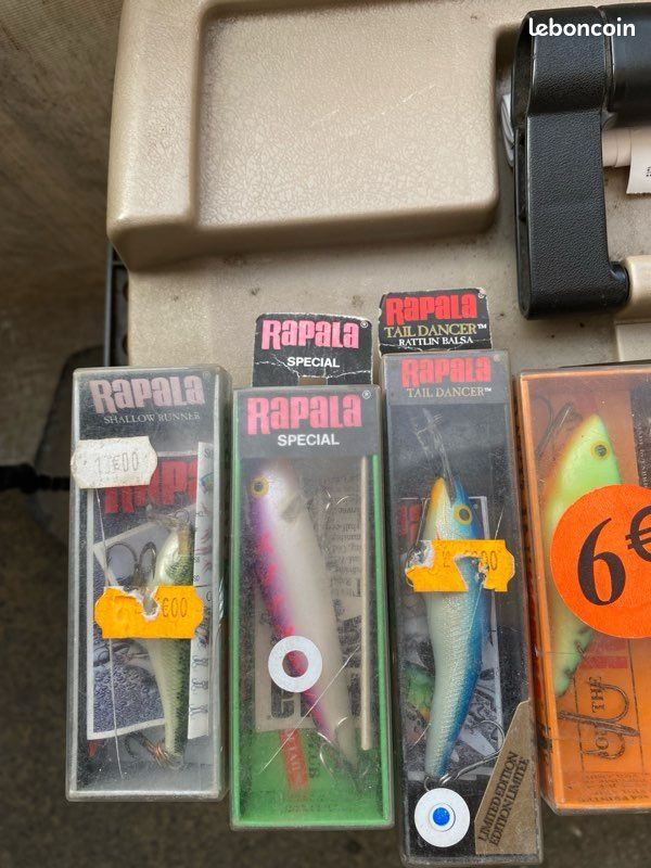 Mix De 4 Leurres Rapala Rattlin' Rap (RNR) – 1 Neuf Et 3 D'occasion – Plusieurs Tailles