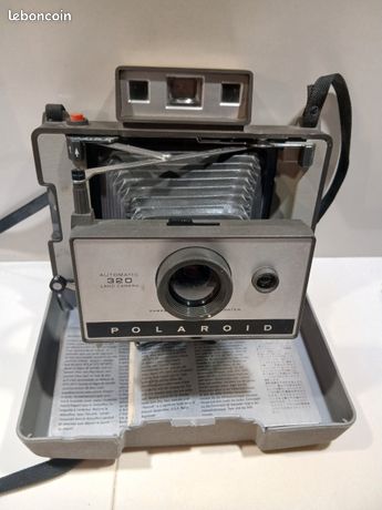 Ancien Appareil Photo Polaroid Instantané Vintage - Occasion Fonctionnel