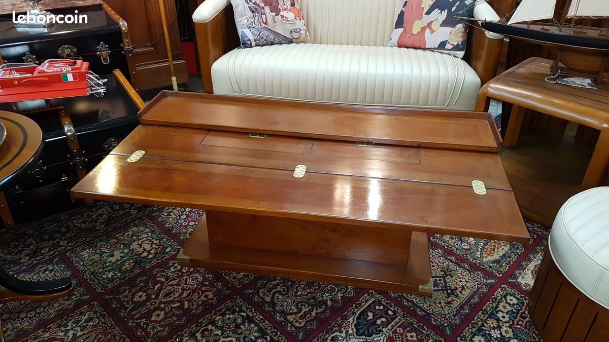 Table basse de salon de style marine (image 3)