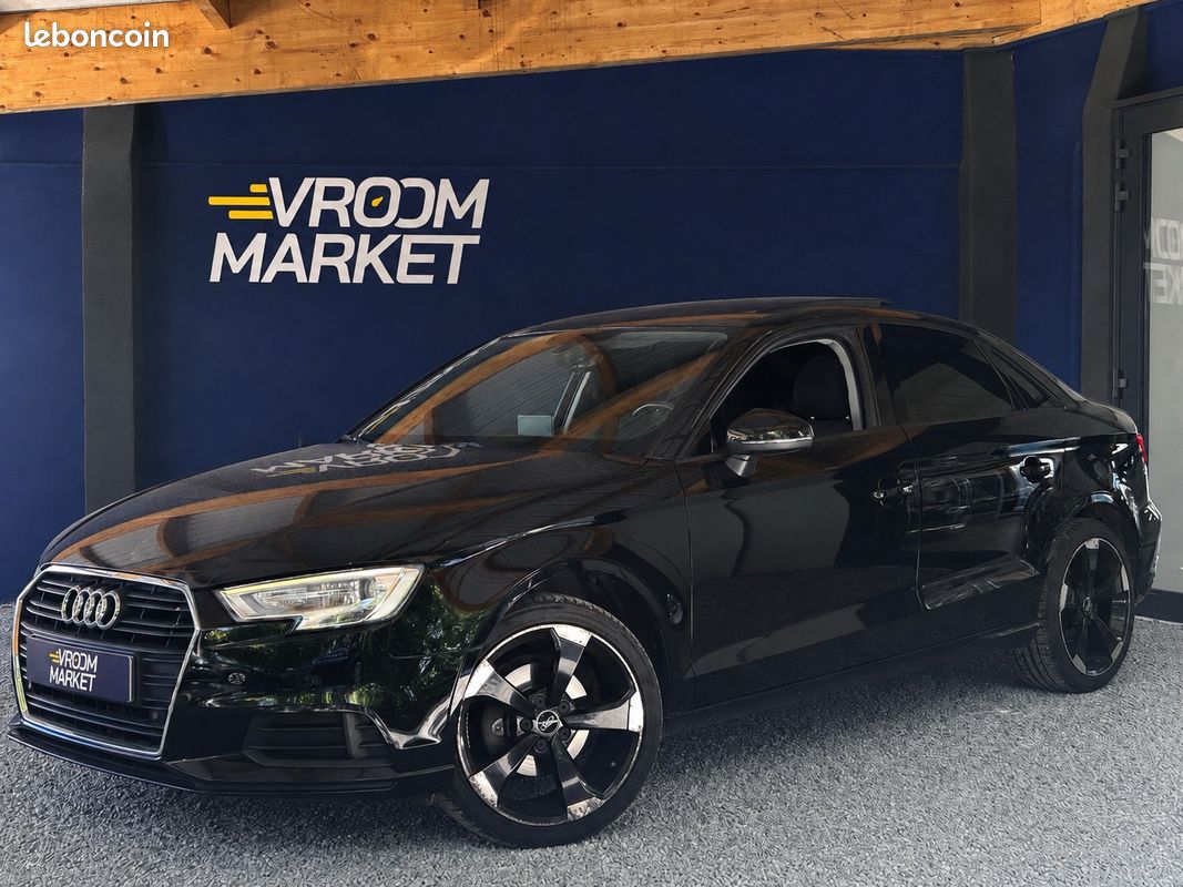 AUDI A3 Berline 1.0 115 cv Sport - 2017 - Régulateur de vitesse - Bluetooth - Toit ouvrant - LED (image 1)