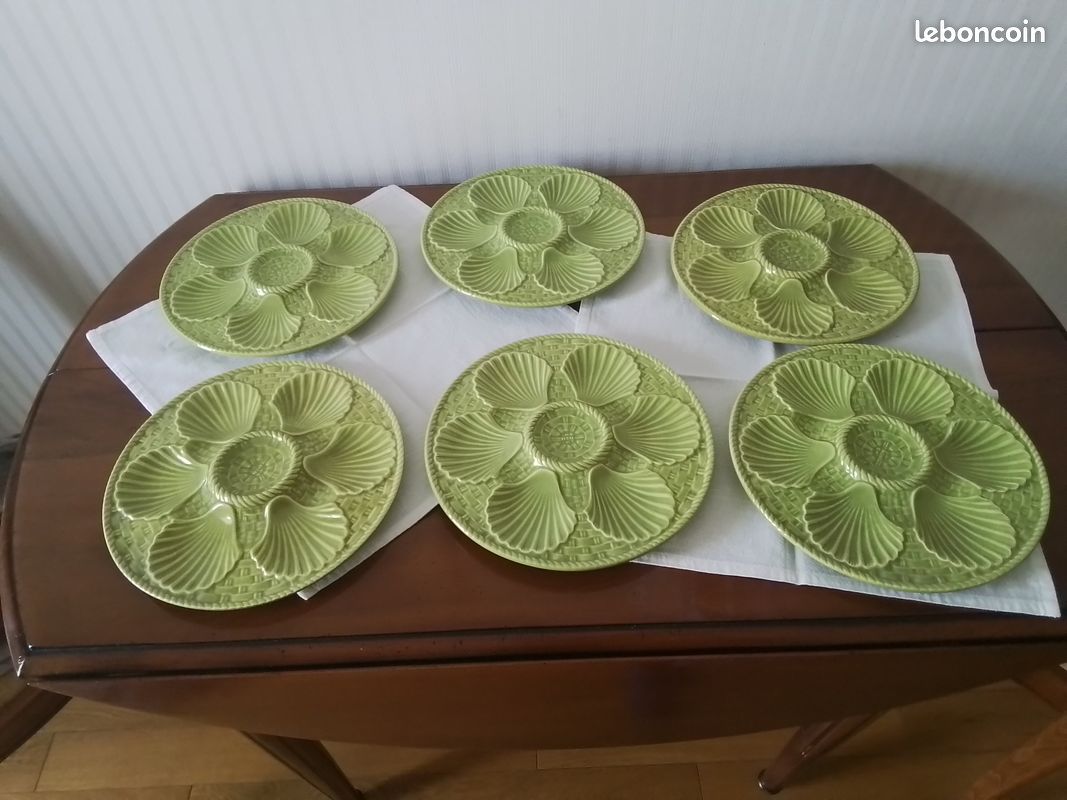ASSIETTES A HUITRES - Marque LONGCHAMP (image 1)
