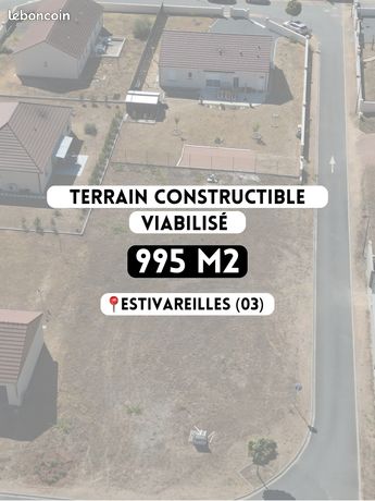 Terrain constructible viabilisé