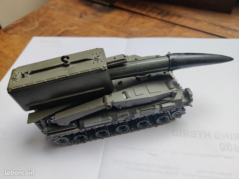 Solido 1/50 Char AMX30 Pluton – Missile Nucléaire, Armée Française, Vert