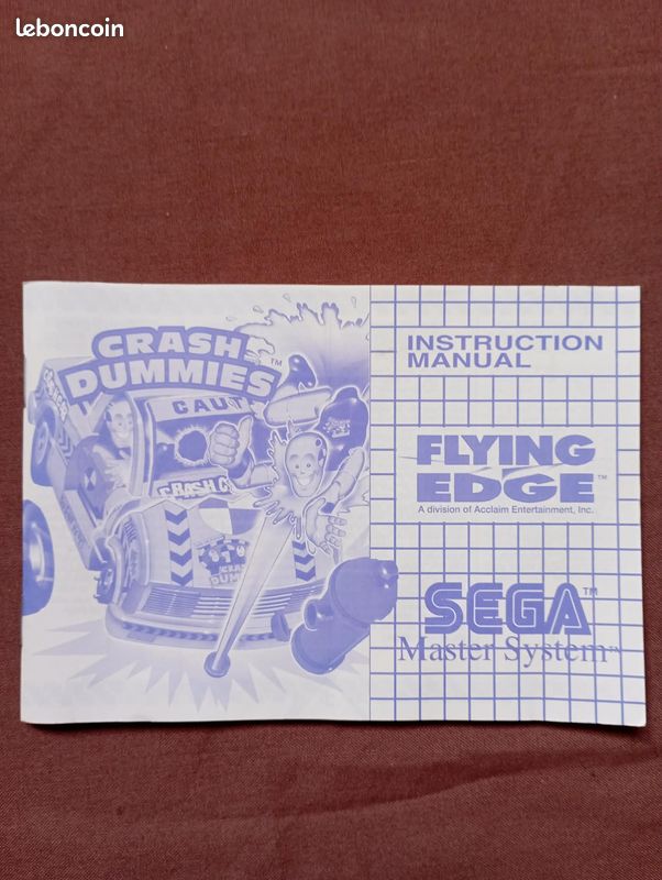 Jeu Crash Dummies Sur Sega Master System - Neuf Sous Blister - Édition SEGA