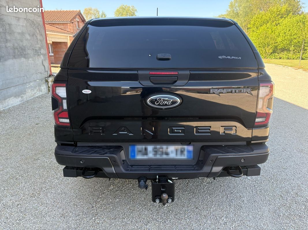 FORD RANGER Raptor 2.0 EcoBlue 213ch | 1ère main FR • Hard Top • Attelage • TVA récupérable • Faible km (image 6)